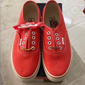 Lava orange never worn vans
